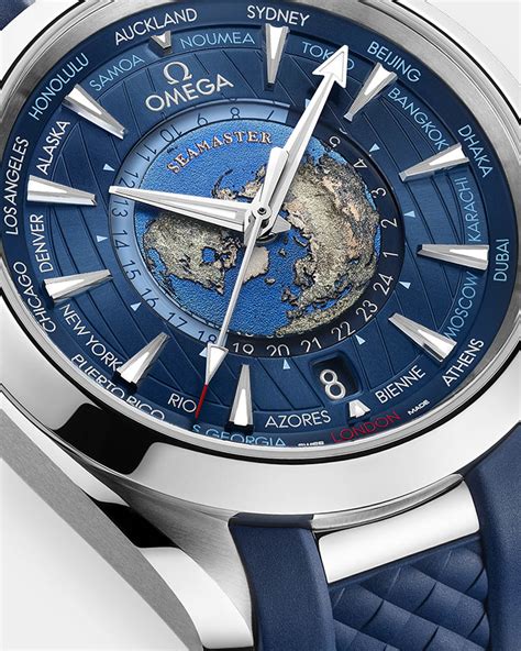 omega seamaster aqua terra world time|omega aqua terra worldtimer price.